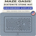 Stone Bath Mat – Instantly Dry Diatomaceous Earth Bath Mats by MAZEOASIS
