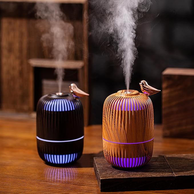 Cute Cool Mist Humidifier for Bedroom/Desk/Office, Small Personal Desktop - Image 2