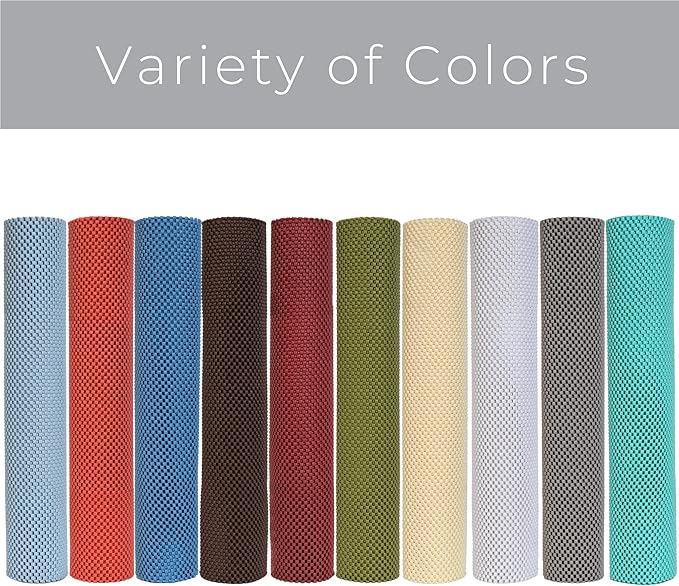 Smart Design Classic Grip Shelf Liner – 12in x 20ft – Non-Adhesive Drawer Liner - Image 6