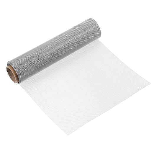 uxcell 120 Mesh 79" x 16" Woven Wire Mesh, 304 Stainless Steel Air Vent Filter - Image 7