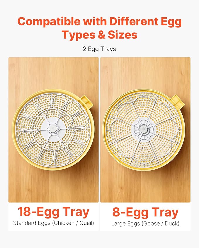 VEVOR 18 Egg Incubator, Automatic Egg Turner - Image 6
