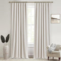 132 Inch Curtains Extra Long Living Room by QJMYDECO