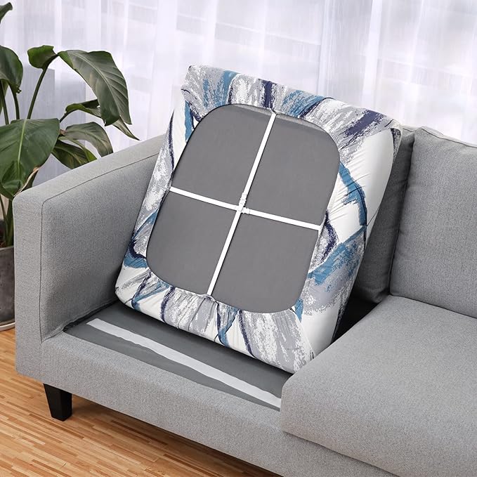 Fuloon Sofa Cushion Covers, Stretch Printed Seat Cushion Cover Couch Seat - Image 5