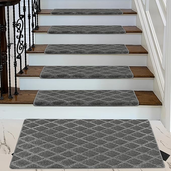 PURE ERA Carpet Stair Tread Landing Mat Tape Free Self Adhesive Non Slip Skid - Image 2