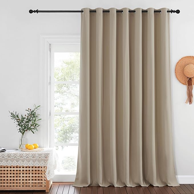 NICETOWN Blackout Patio Curtains 100 x 144 Inches Long by NICETOWN