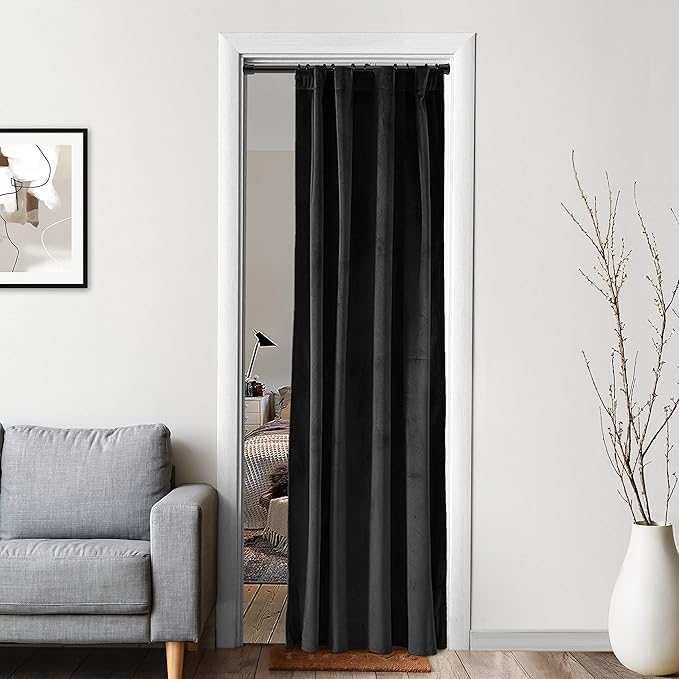 XTMYI Velvet Blackout Door Curtain Panels by %E2%80%9CX%E2%80%9Dforextremeperfection