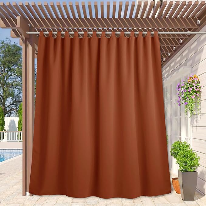 RYB HOME Extra Wide Outdoor Curtains by RYBHOME