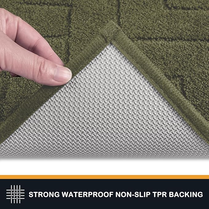PURRUGS Dirt Trapping Door Mat 20" x 31.5", Non-Slip Machine Washable Entry Rug - Image 4