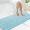 Smiry Luxury Chenille Bathroom Rugs 47x20, Extra Soft and Absorbent Shaggy Bath by Smiry