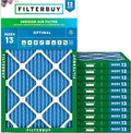 Filterbuy 13x24x1 Air Filter MERV 13 Optimal Smoke & Allergy Defense, by Filterbuy