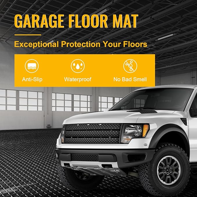 8x25 FT Garage Floor Mat, 2.8mm Thickened Flooring Roll - Image 6