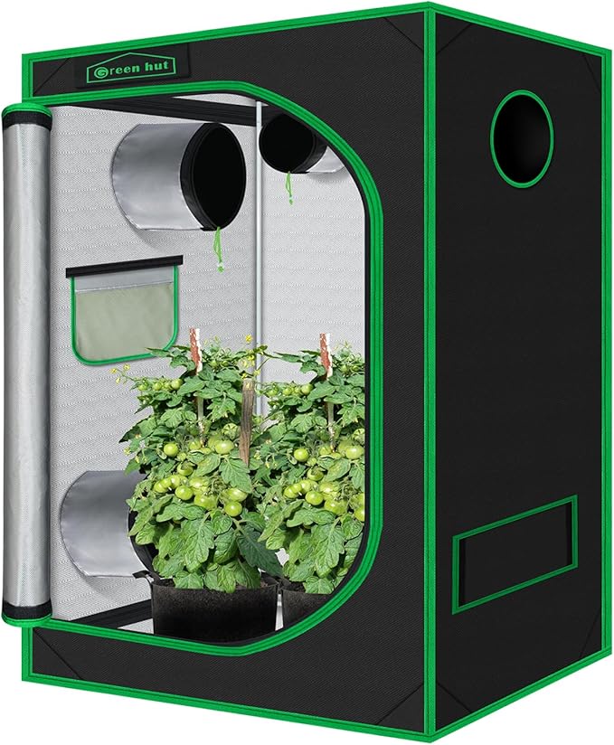 Indoor Grow Tent for Plants 36"x60"x78" Mylar Hydroponic Grow Tents Indoor Grow by GreenHut