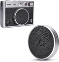 Retro Leather Lens Cap for Fujifilm Insta Mini EVO, Aluminum Anti-Dust by JJC