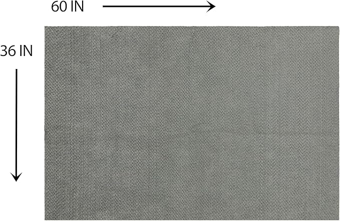 Mohawk Home Pet Play Pen Moisture Barrier Mat Utility Solid Gray 3' X 5' Other - Image 2