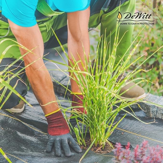 Dewitt 6 x 250 Foot Weed and Mulch Barrier Landscape Woven Fabric Ground Cover - Image 7