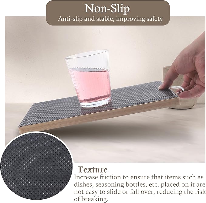 Shelf Liner Non-Slip 18 Inch Wide X 20 Ft Kitchen Cabinet Drawer Liners - Image 3