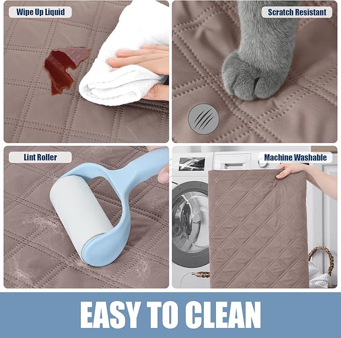 Smiry Waterproof Dog Bed Cover Pet Blanket, Soft Washable Dog Blanket - Image 5