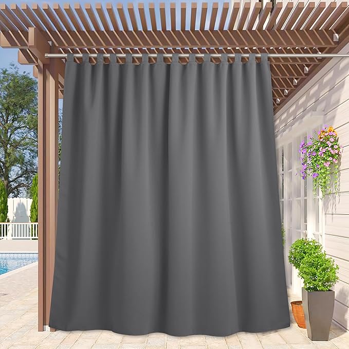 RYB HOME Extra Wide Outdoor Curtains by RYBHOME