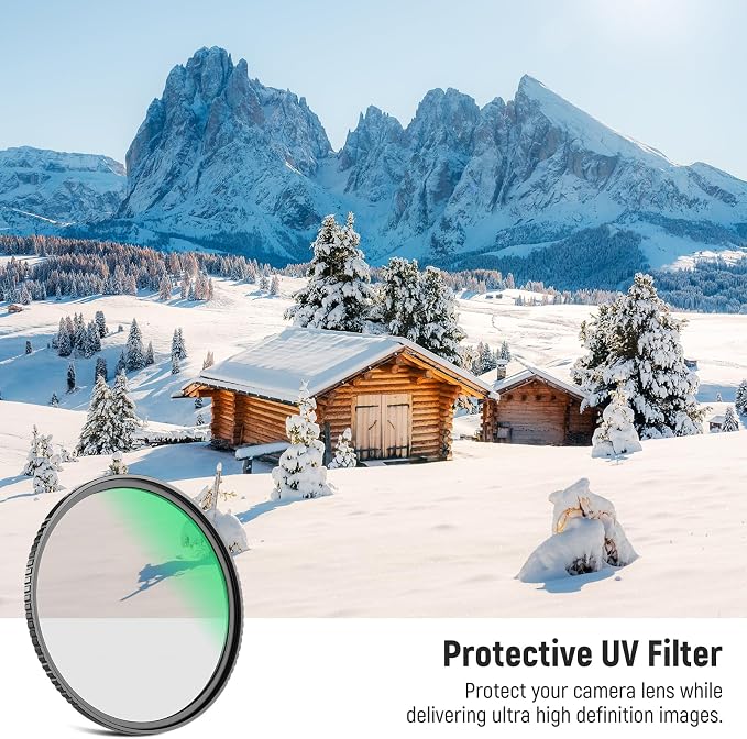 NEEWER 58mm MC UV Protection Filter 24 Layer Multi Resistant Nano Coatings/HD - Image 2