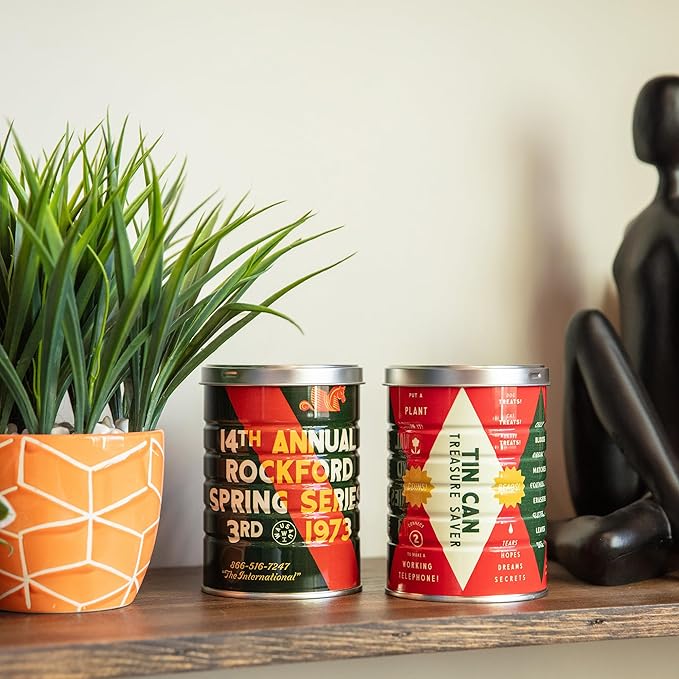 Retro Tin Can, Studio MPLS Designs, Collectable, Peel & Stick Valved End - Image 5
