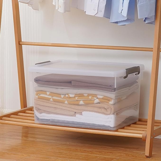 Citylife 48 Qt. Plastic Storage Bins - Image 3