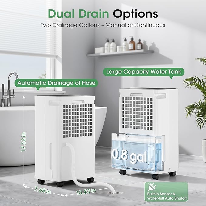 2500 sq.ft Dehumidifier for Basement, Smart APP WiFi Control, 35 Pint - Image 4