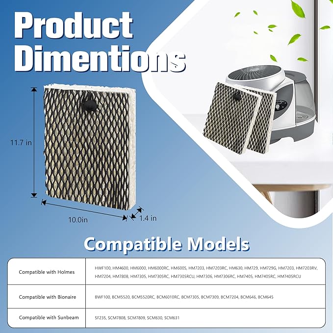 Humidifier Filter E Replacement Compatible - Image 2