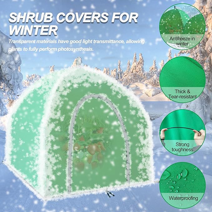 36″*36″*35.5″, Mini Greenhouse Winter Plant Warm Covers - Image 4