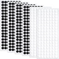 735 Pcs Small Felt Furniture Pads, Self-Adhesive EVA Foam Dot Circles, Round by Unknown