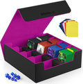 Mlikero Card Deck Case, 2400+ Trading Card Storage Box by Mlikero