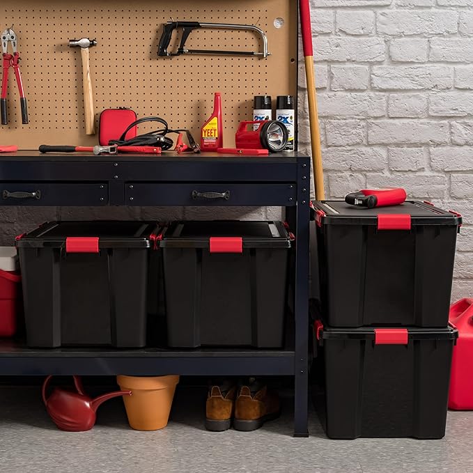IRIS USA WeatherPro 74 Qt Storage Bins - Image 3