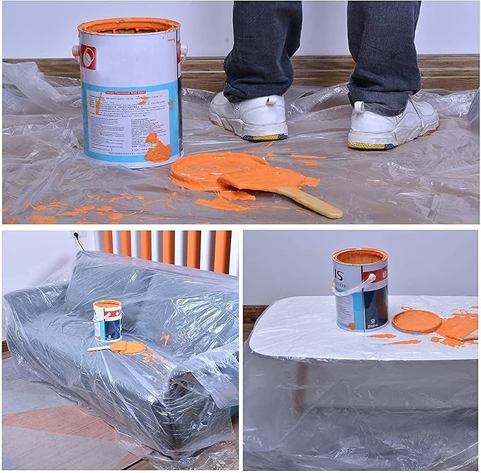 Plastic Drop Cloths for Painting - Image 3