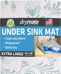 Drymate Premium XL Under Sink Mat, Waterproof Cabinet Protection Mats by Drymate