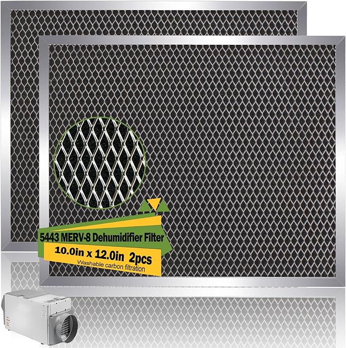 5443 Dehumidifier Filter 10"x12"x1" MERV 8 Washable Compatible - Image 7