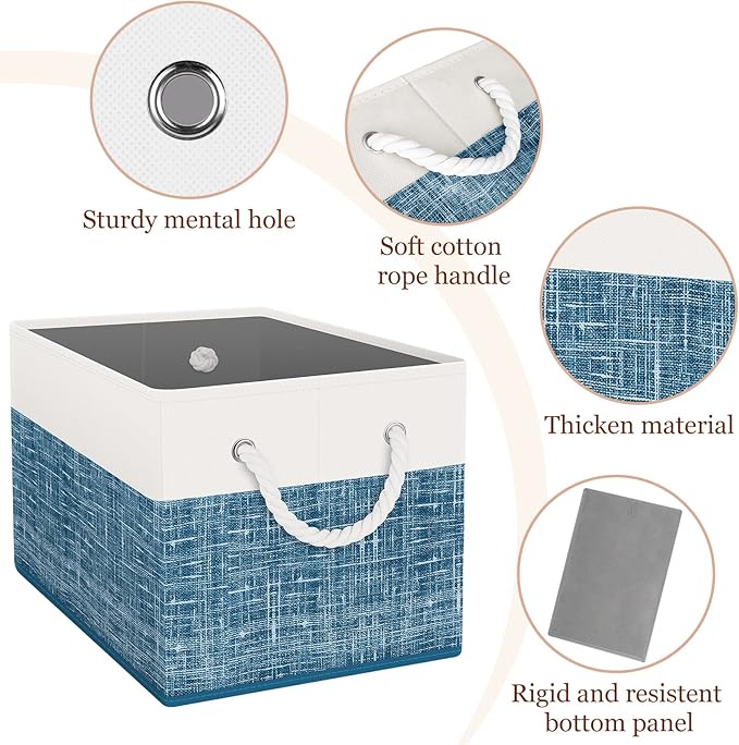 Storage Bin, Collapsible Storage Basket - Image 3