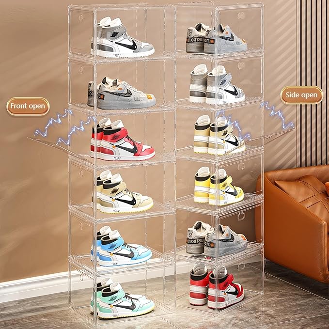Extra Large Clear Acrylic Shoe Boxes - Image 3