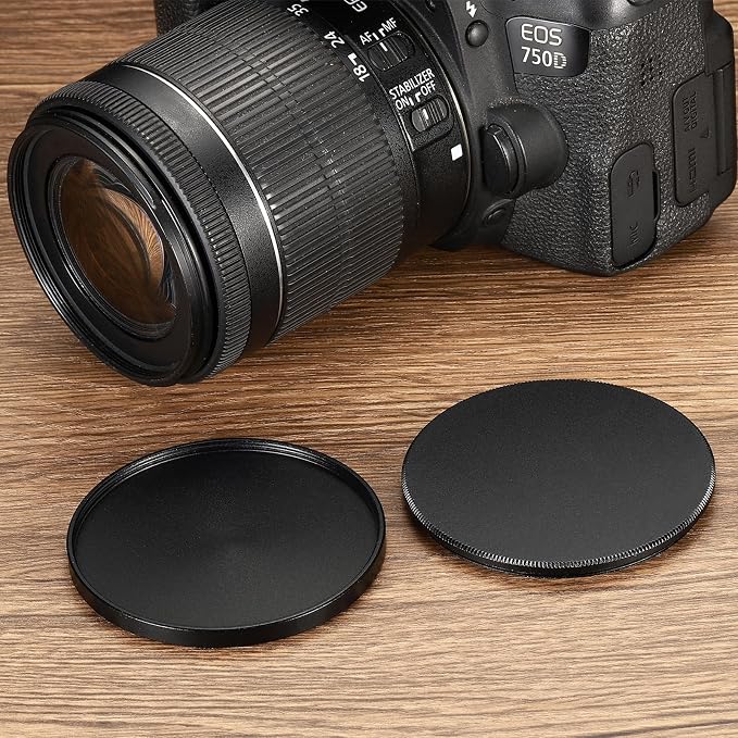 PATIKIL 67mm Lens Cap, 2 Pack Camera Lens Cap Cover Universal Front Metal Lens - Image 5