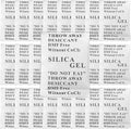 25 Pack 5g Silica Gel Desiccant Bags by Unknown