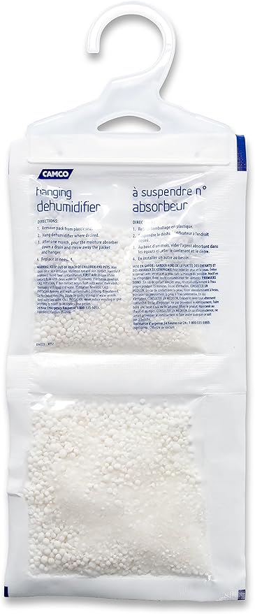 Camco 44286 Fragrance Free Hanging Dehumidifier-Convenient Hook Absorbs up to - Image 4