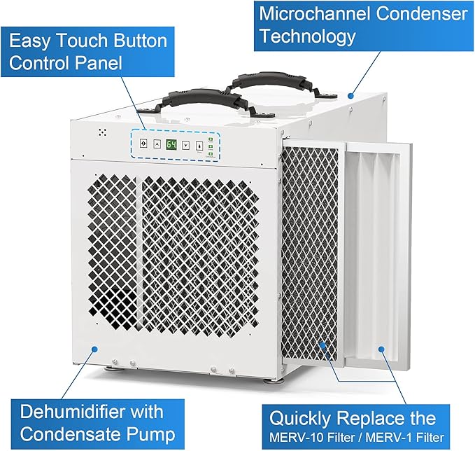 ALORAIR Sentinel HDi100 Commercial Dehumidifier - Image 4