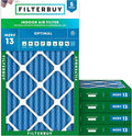 Filterbuy 12x24x2 Air Filter MERV 13 Optimal Smoke & Allergy Defense, by Filterbuy