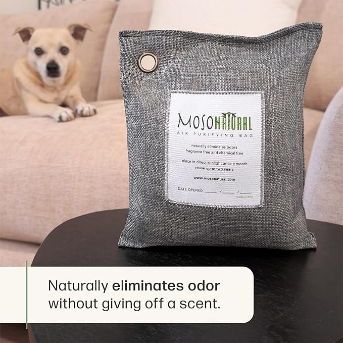Moso Natural Air Purifying Bag 500g | Premium Bamboo Charcoal Odor Absorber - Image 2
