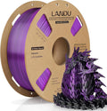 LANDU Silk Dual Color PLA Filament 1.75mm 1KG, 3D Printer Filament Dimensional by LANDU