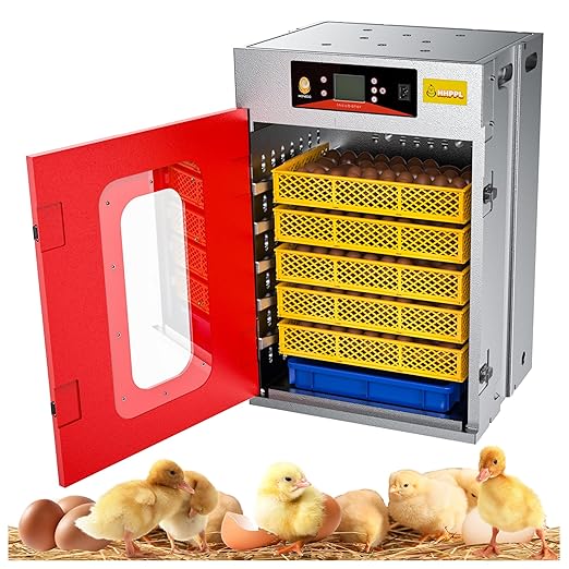 Egg Incubator with Automatic Egg Turning and Humidity Control 400 pcs, HHPPL by HHPPL