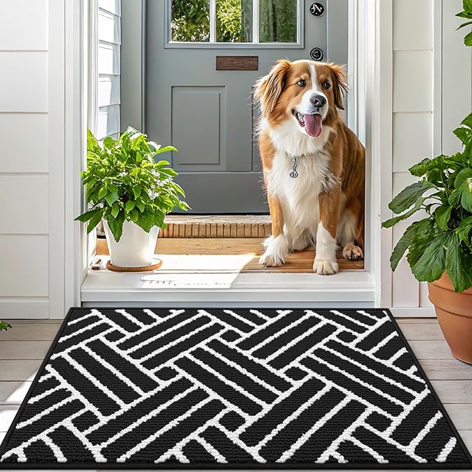 OLANLY Indoor Door Mat, 32x20 Inch, Dirt Resistant and Absorbent, Non-Slip - Image 6