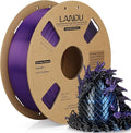 LANDU Silk Tri-Color PLA Filament 1.75mm 1Kg, Triple Color Silk PLA Filament by LANDU