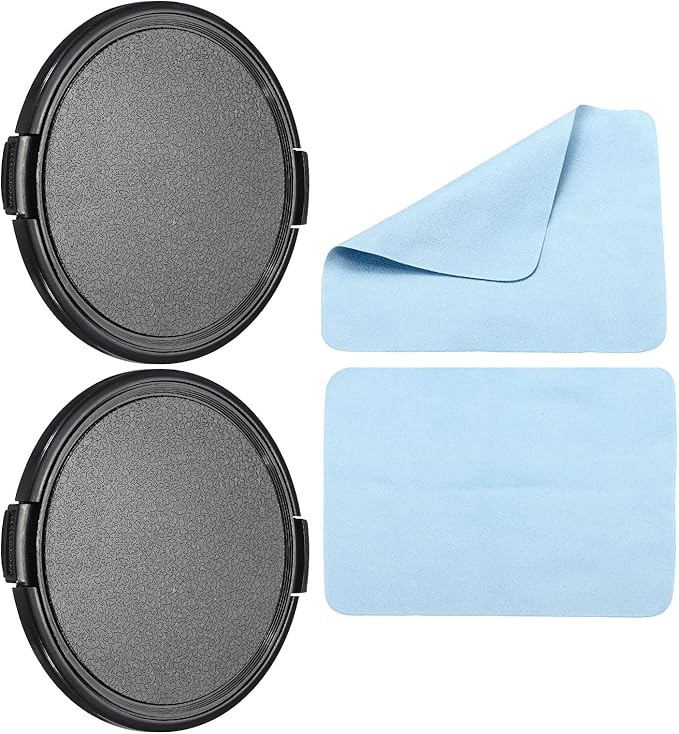 PATIKIL Camera Lens Cap, 2 Pack Sides Pinch Front Lens Cover by PATIKIL