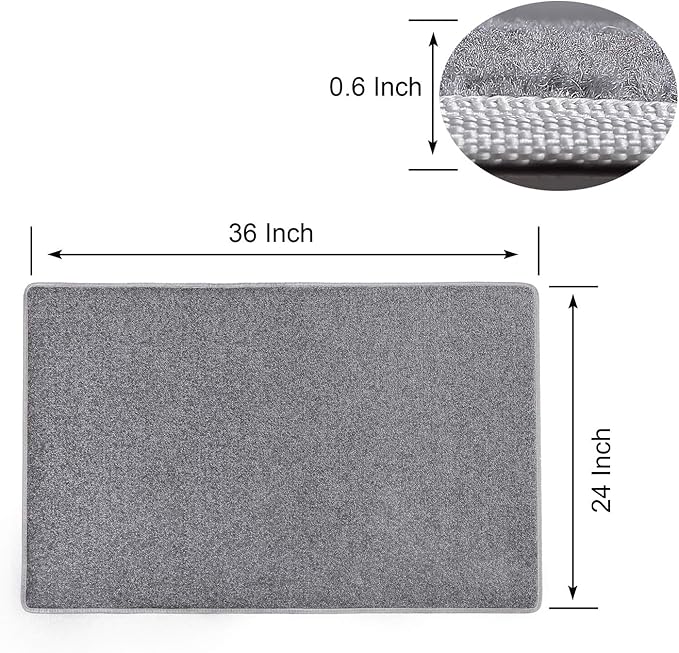 PURE ERA Carpet Stair Tread Landing Mat Tape Free Self Adhesive Non Slip Skid - Image 3