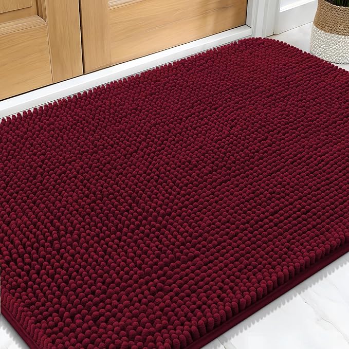 OLANLY Dog Door Mat for Muddy Paws 30x20, Absorbs Moisture and Dirt, Absorbent by OLANLY