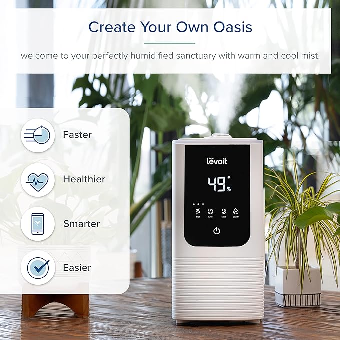 LEVOIT Humidifiers for Bedroom Home, Smart Warm and Cool Mist AirHumidifier for - Image 10